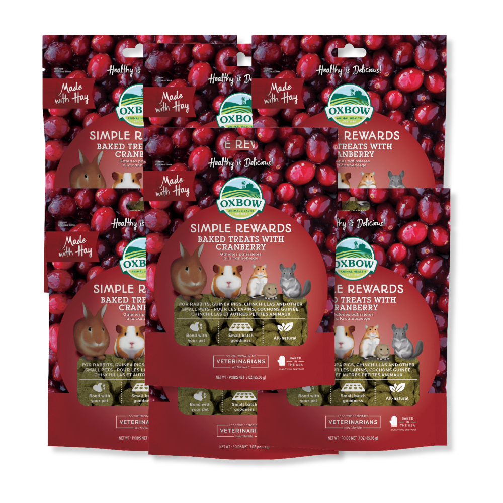OXBOW Simple Rewards Baked Treats with Cranberry