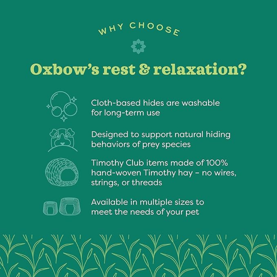 OXBOW Timothy Hay Bungalow Large