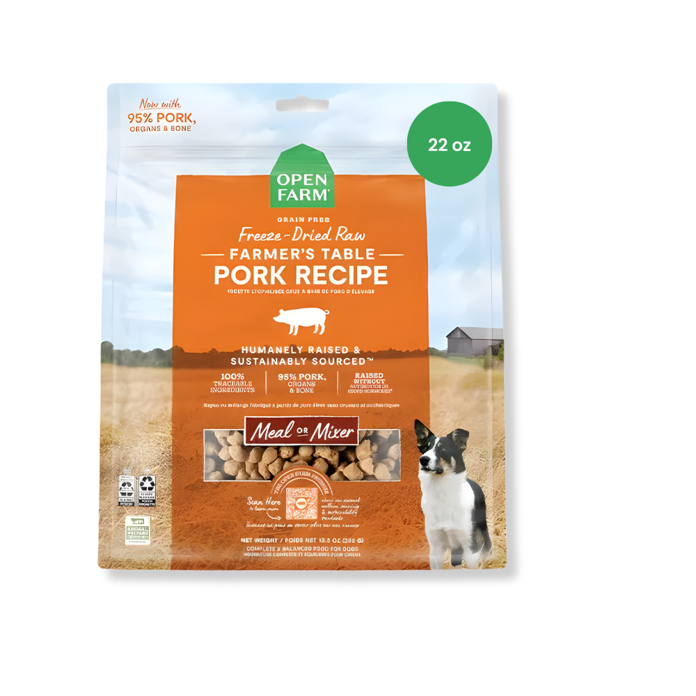 Open Farm Freeze Dried Raw Farmer's Table Pork