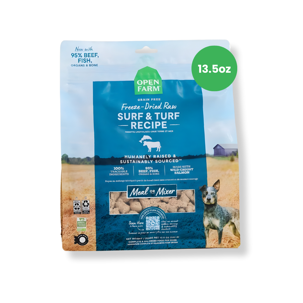 Open Farm Freeze Dried Raw Surf and Turf