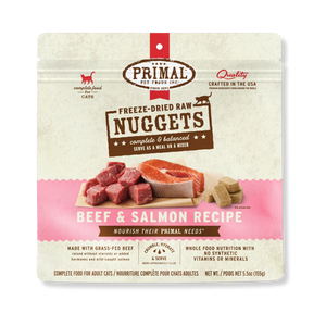 Primal Pet Foods Freeze Dried Beef Salmon for Cats