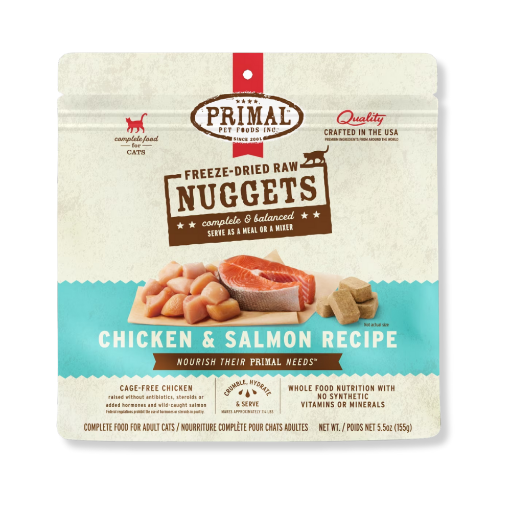 Primal Pet Foods Freeze Dried Chicken Salmon for Cats