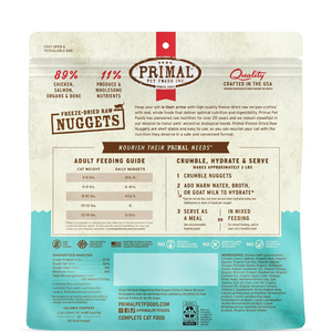Primal Pet Foods Freeze Dried Chicken Salmon for Cats