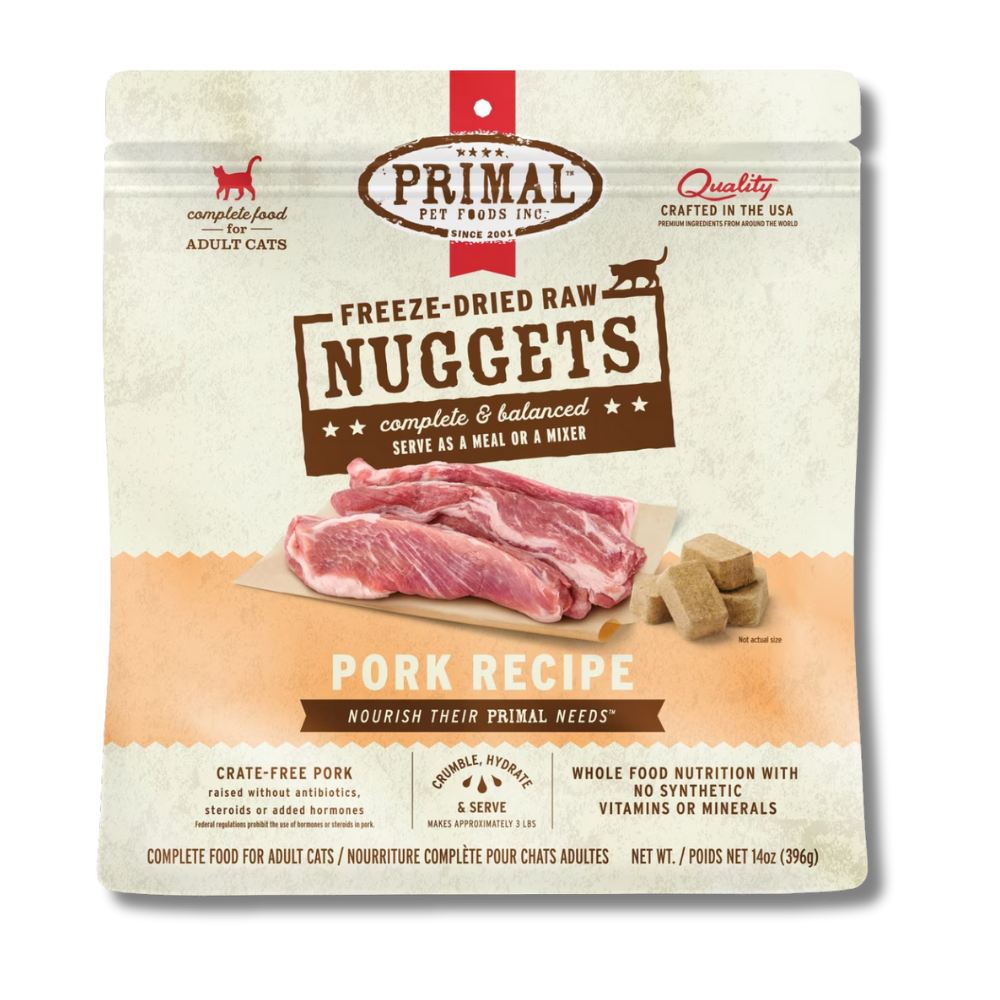 Primal Pet Foods Freeze Dried Pork for Cats