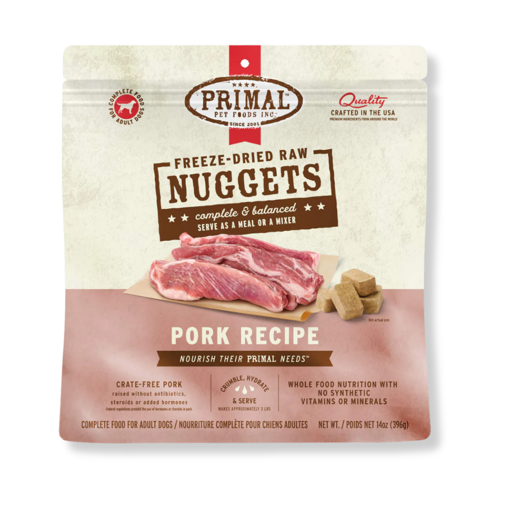 Primal Pet Foods Freeze-Dried Pork for Dogs
