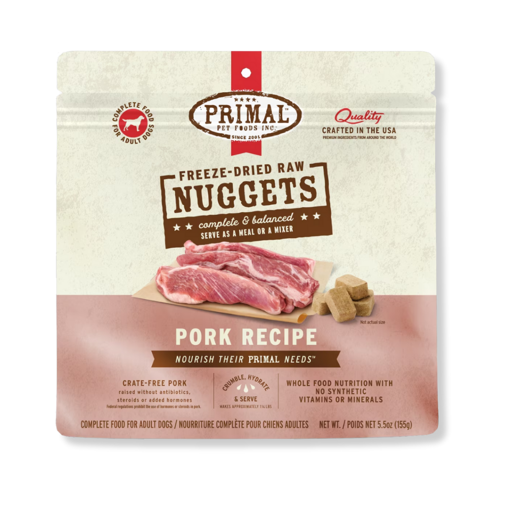 Primal Pet Foods Freeze-Dried Pork for Dogs