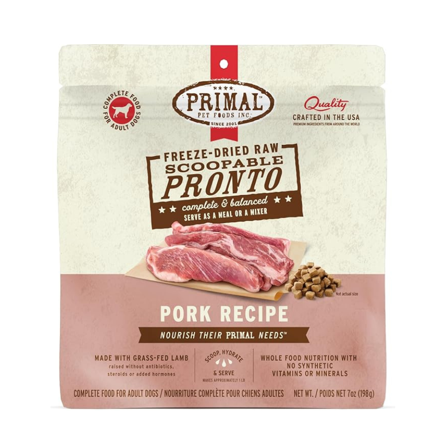 Primal Pet Foods Freeze-Dried Pork for Dogs