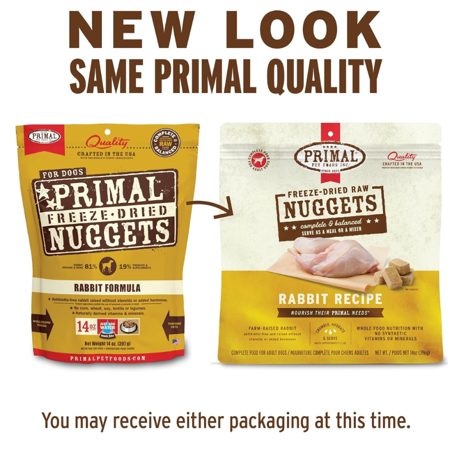 Freezed Rabbit Primal Freeze-Dried Rabbit Nuggets for Dogs