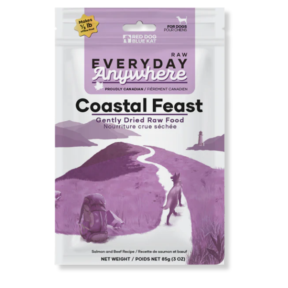 Red Dog Blue Kat Everyday Anywhere Gently Dried Raw Dog Food - Coastal Feast