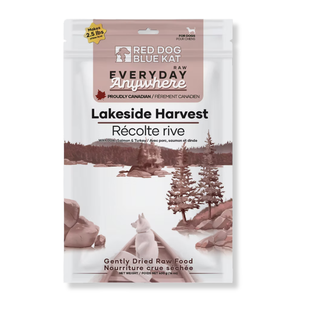 Red Dog Blue Kat Everyday Anywhere Gently Dried Raw Dog Food - Lakeside Harvest