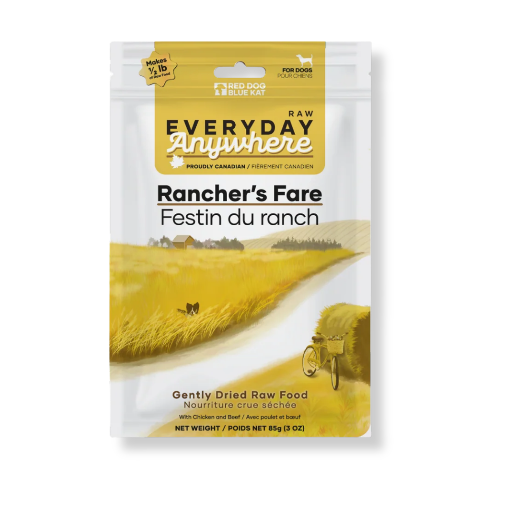 Red Dog Blue Kat Everyday Anywhere Gently Dried Raw Dog Food - Ranchers Fare