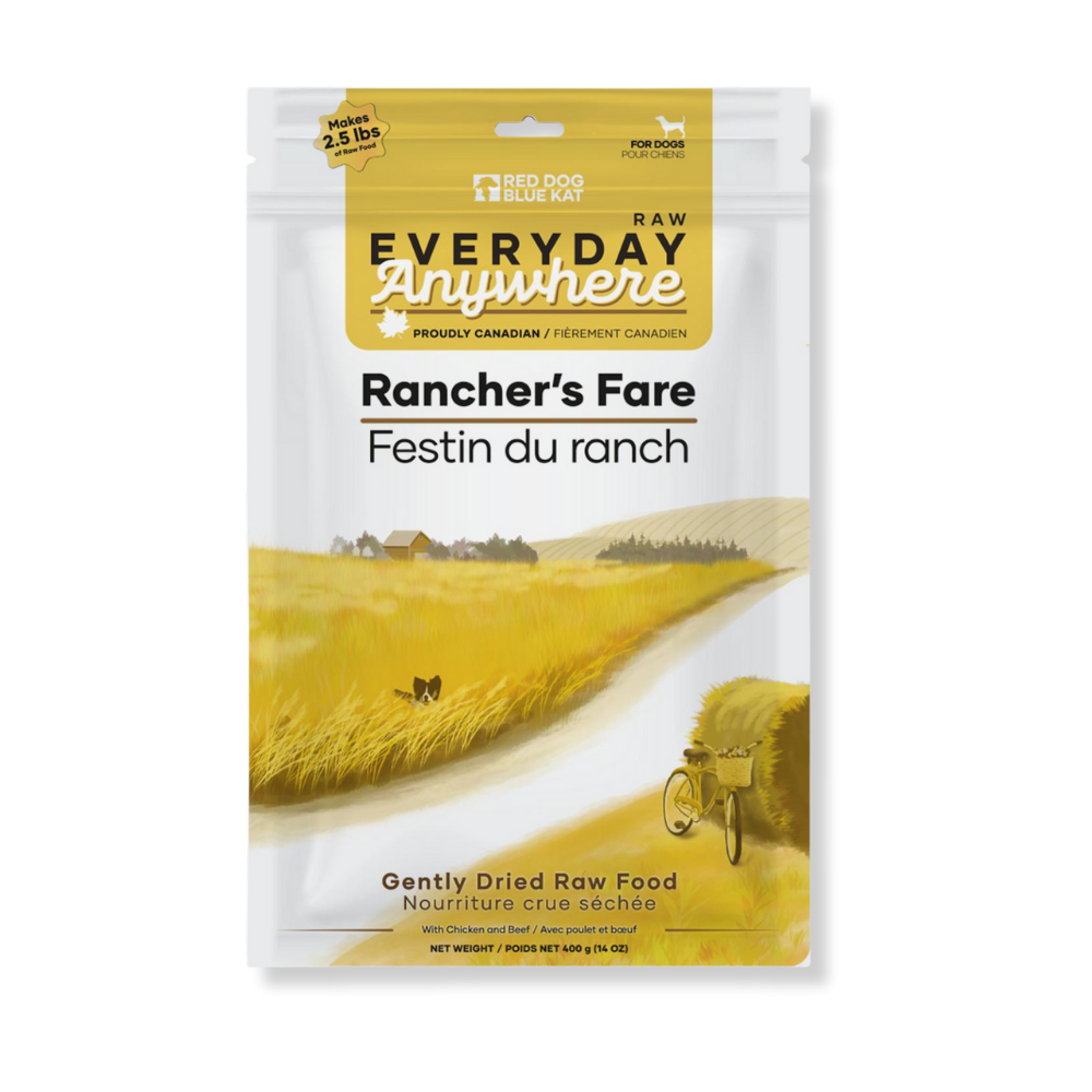 Red Dog Blue Kat Everyday Anywhere Gently Dried Raw Dog Food - Ranchers Fare