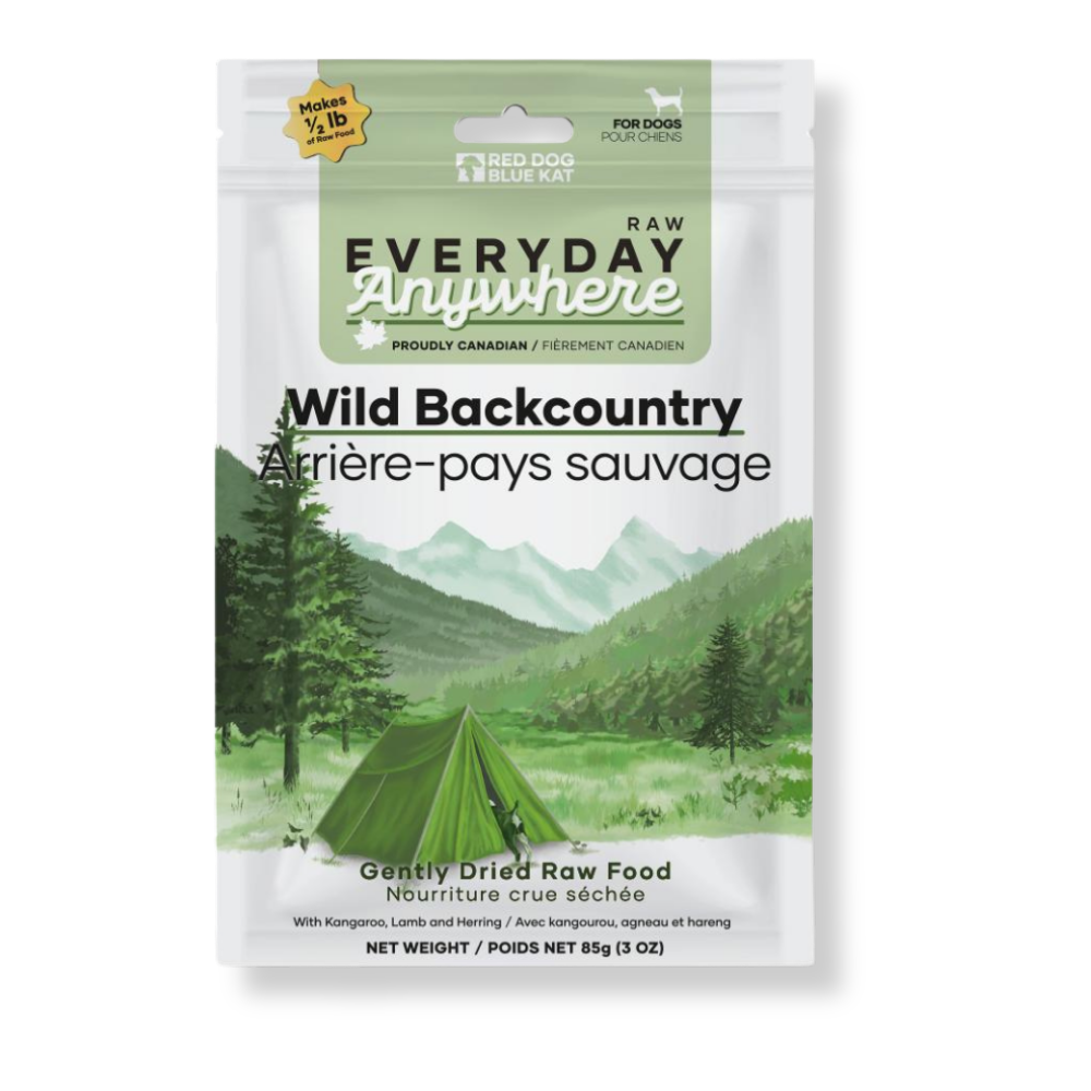 Red Dog Blue Kat Everyday Anywhere Gently Dried Raw Dog Food - Wild Backcountry