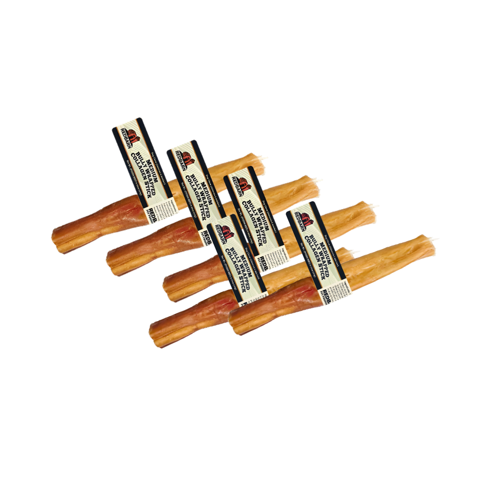 RedBarn Bully Wrapped Collagen Sticks - Medium (Approx. 6")