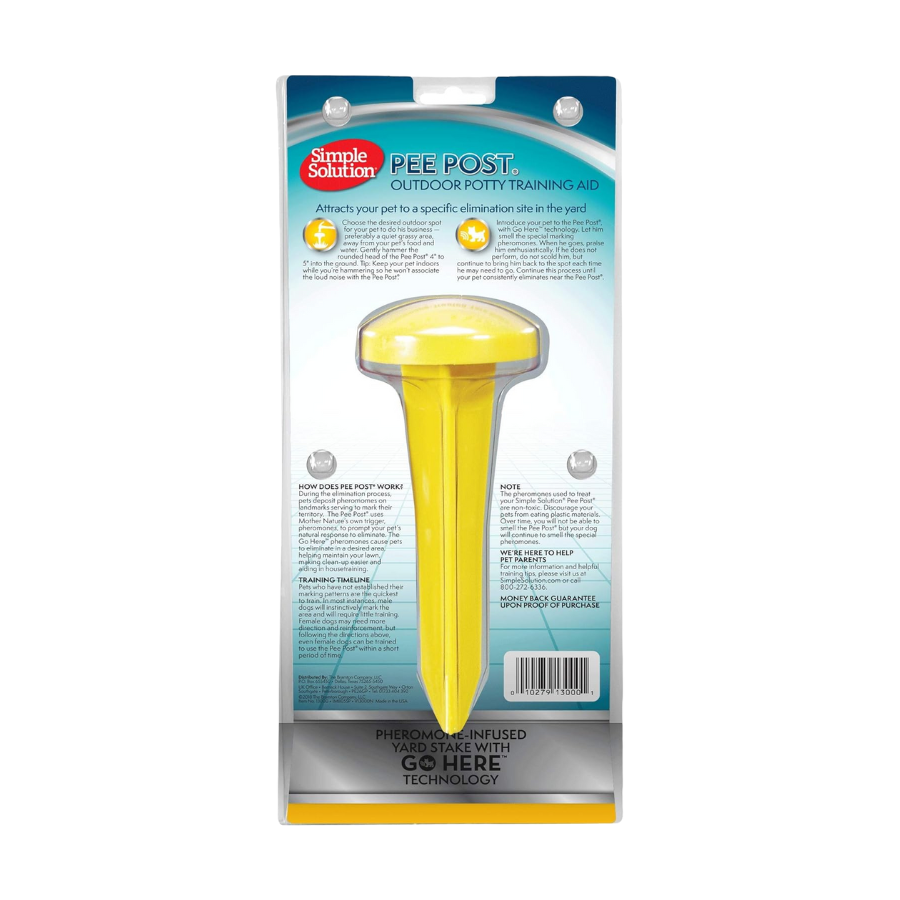 Simple Solution Training Pee Post Pheromone Treated Yard Stake