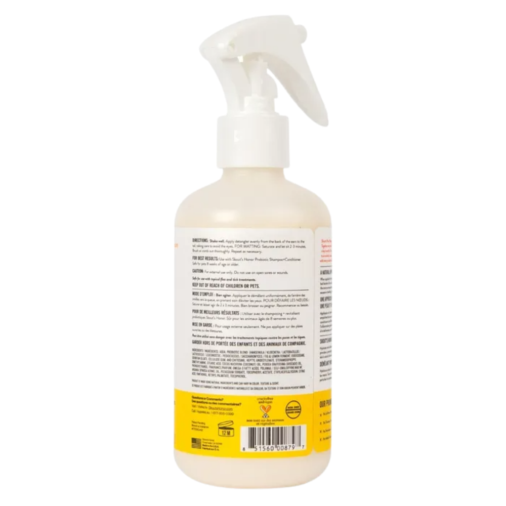 Skout's Honor Probiotic Detangler for Dogs - Honeysuckle