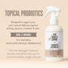 Skout's Honor Probiotic Detangler for Dogs and Cats - Dog of the Woods Scent (Sandlewood/Vanilla)