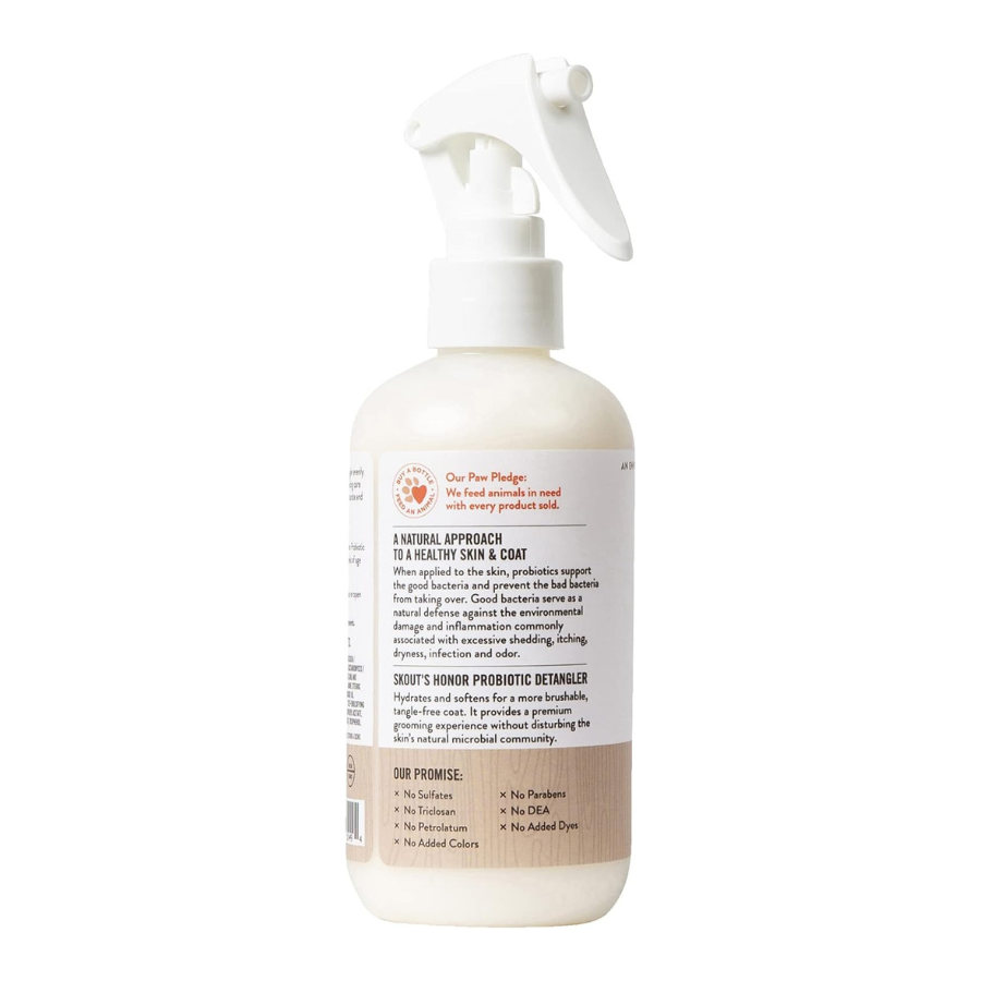 Skout's Honor Probiotic Detangler for Dogs and Cats - Dog of the Woods Scent (Sandlewood/Vanilla)