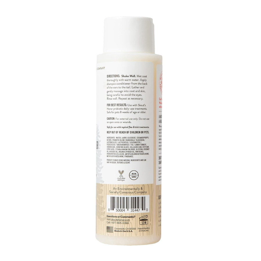 Skout's Honor Probiotic Shampoo and Conditioner - Dog of the Woods Scent (Sandalwood/Vanilla)