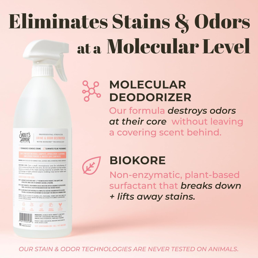 Skout's Honor Urine and Odor Destroyer for Cats