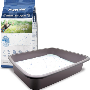 Snappy Tom Crystal Cat Litter - Unscented - 4.4 lbs