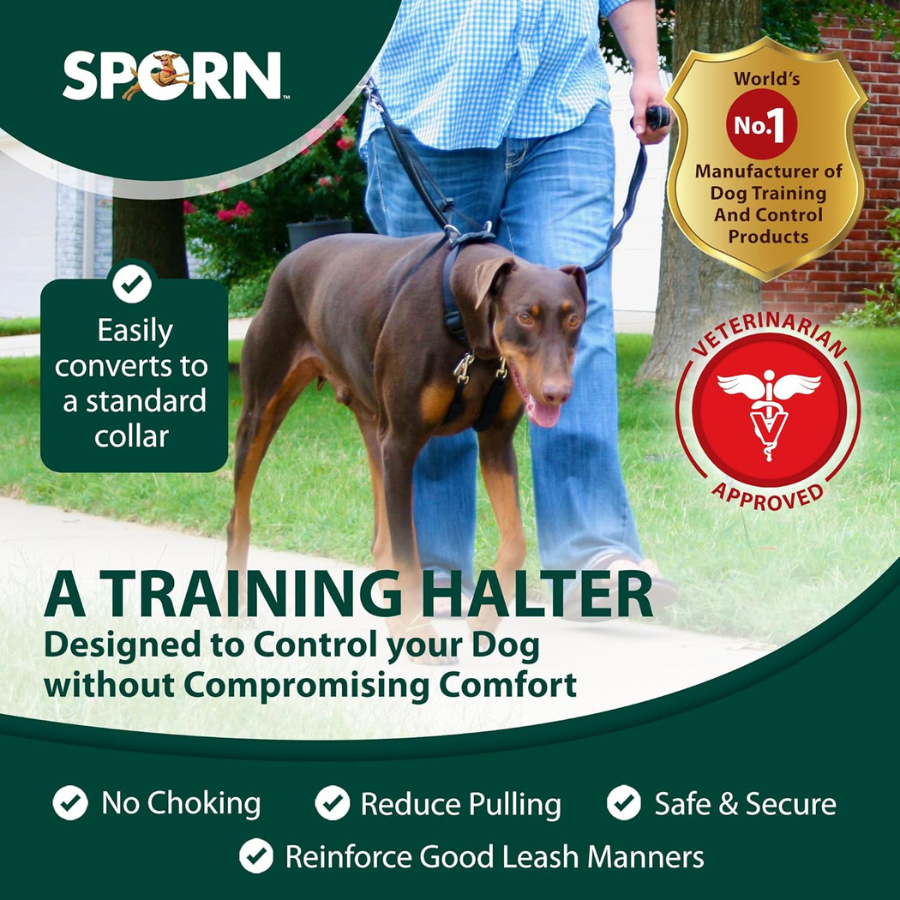 Sporn No Pull Training Halter - Black