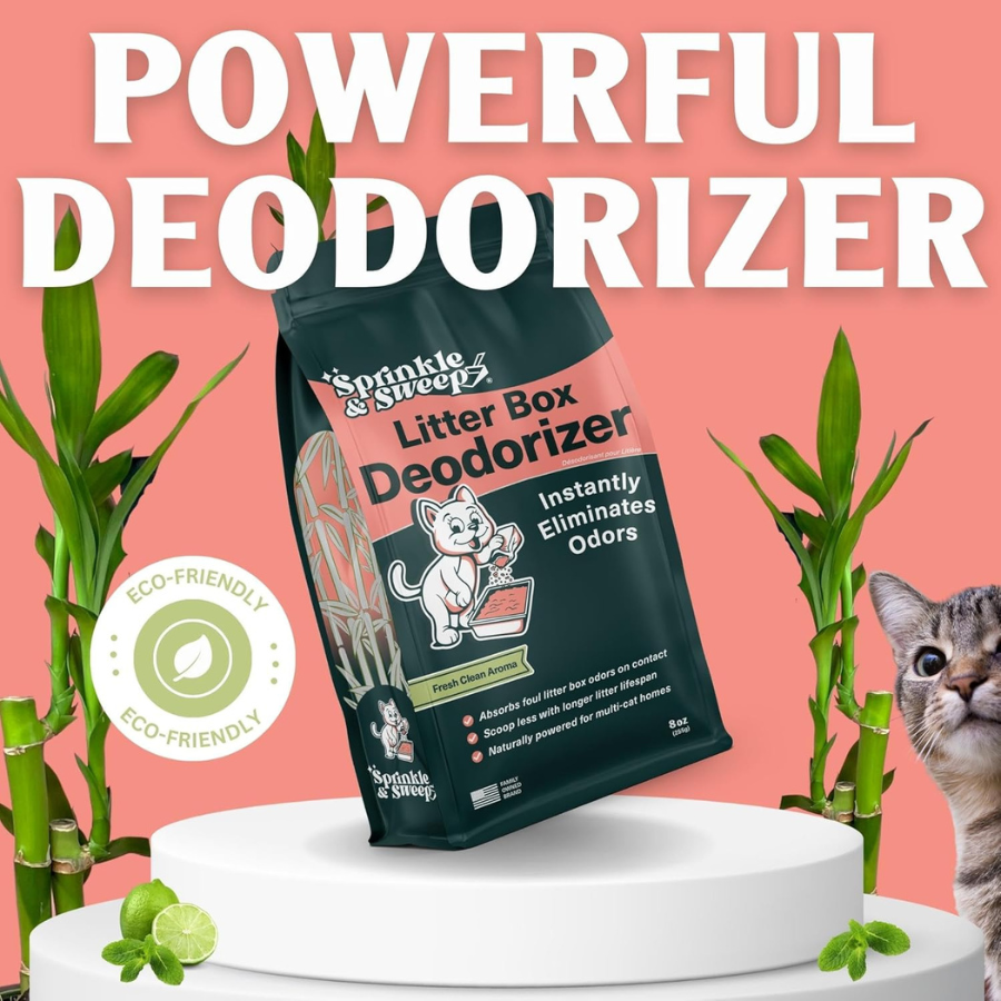 Sprinkle  and Sweep Litter Box Deodorizer - 8 oz