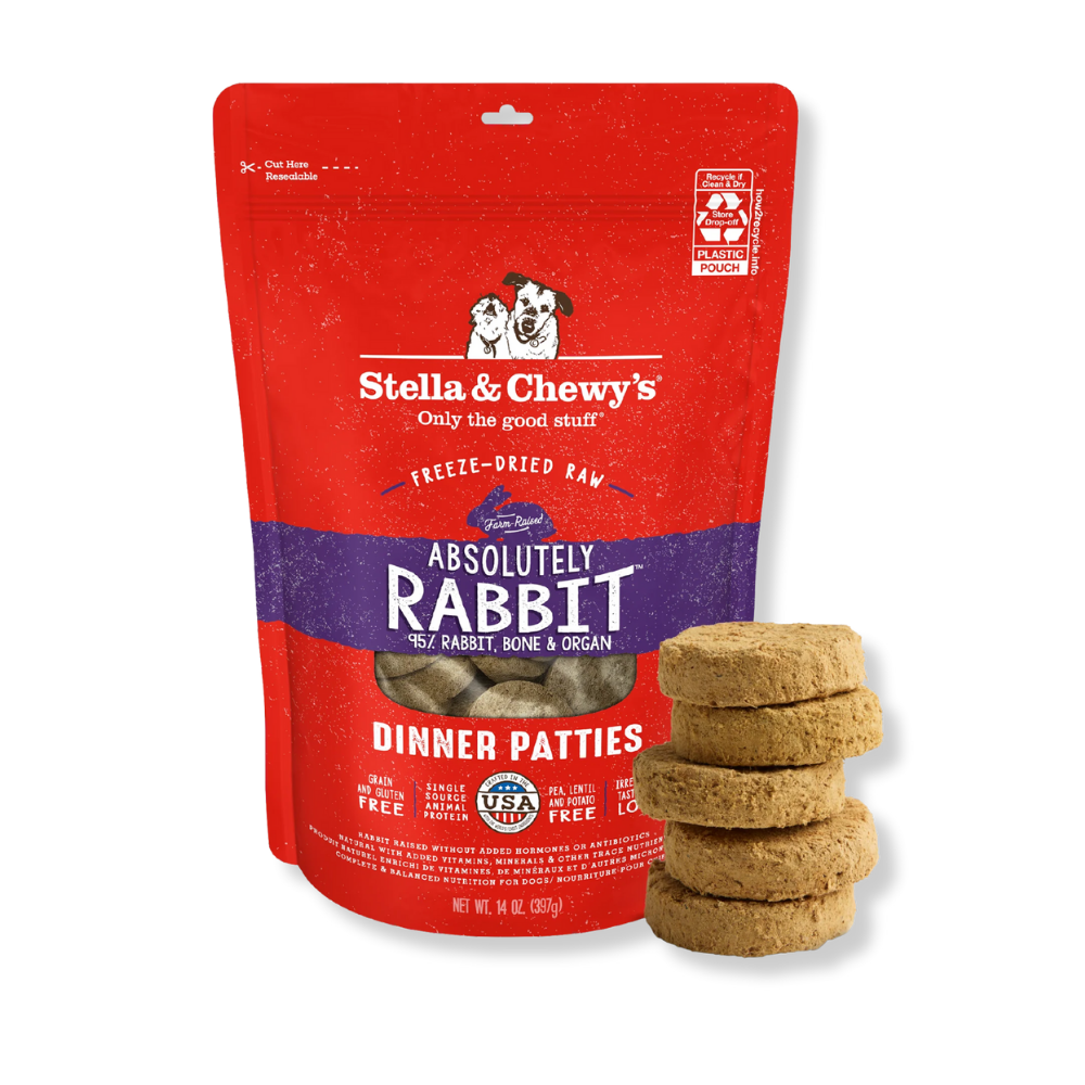 Stella and Chewy's Freeze-Dried Raw Dinner Patties Rabbit