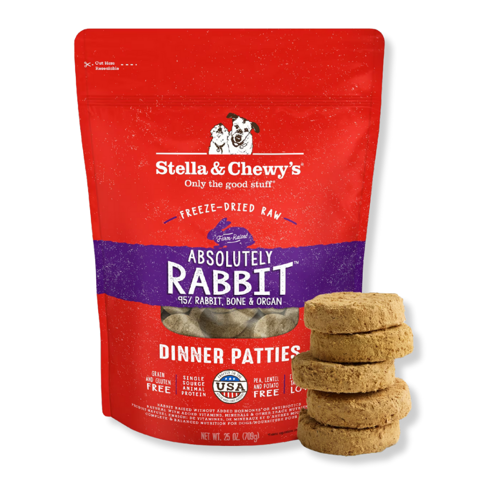Stella and Chewy's Freeze-Dried Raw Dinner Patties Rabbit