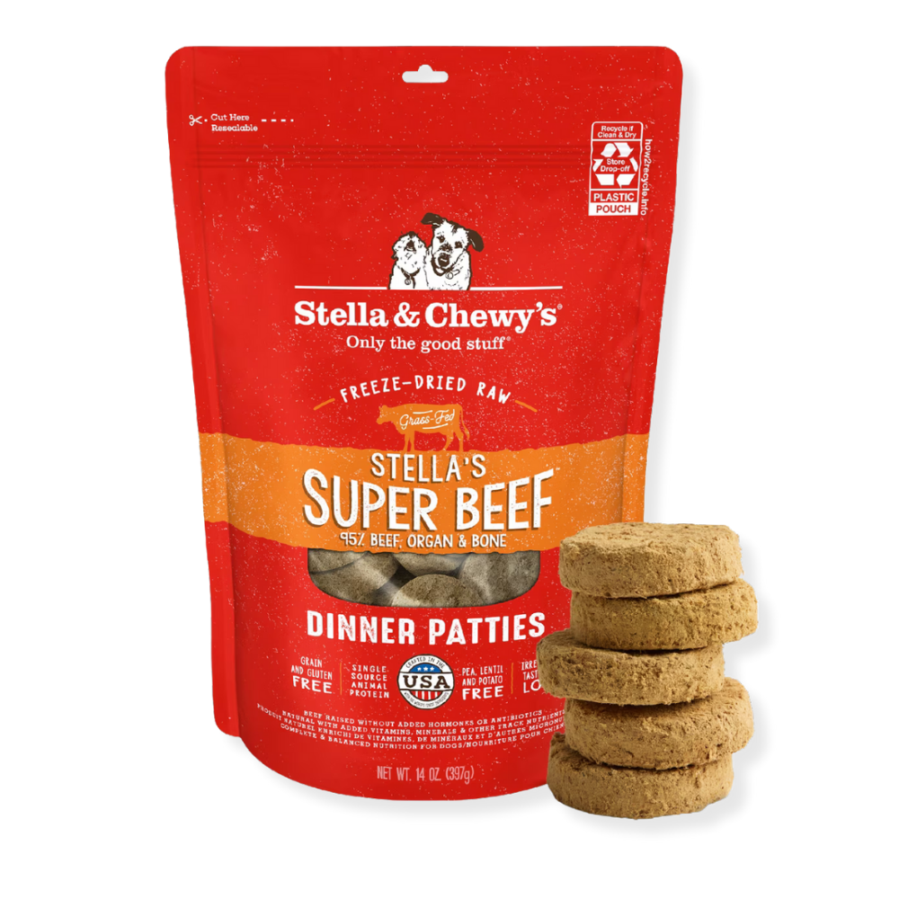 Stella and Chewy's Freeze-Dried Raw Dinner Patties Stella's Super Beef