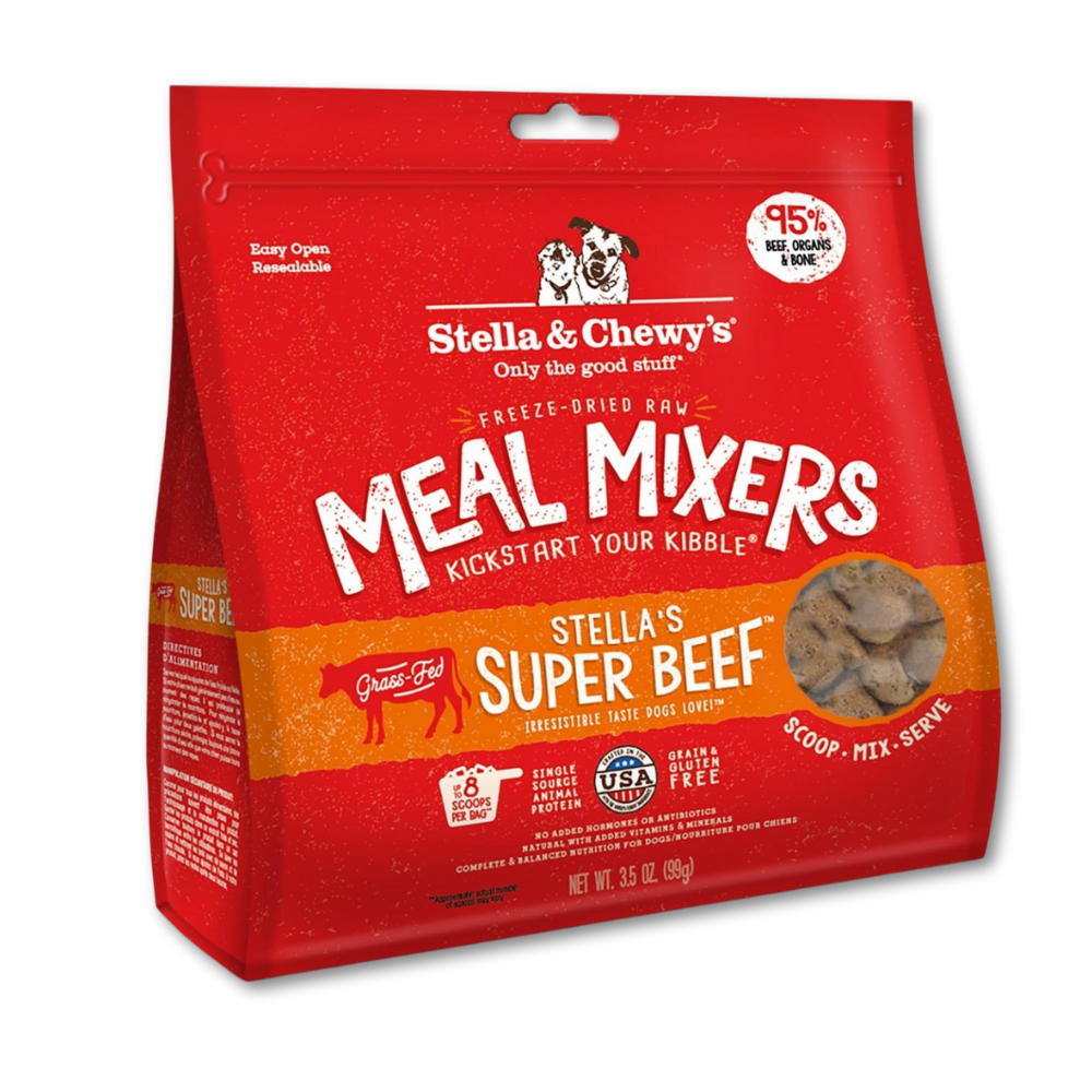 Stella and Chewy's Freeze-Dried Raw Meal Mixers Stella's Super Beef
