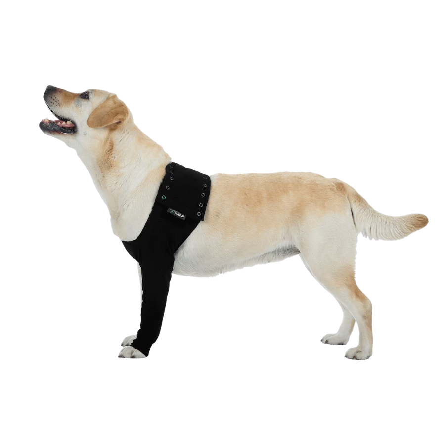 Suitical Recovery Sleeve for Dogs - Black