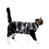 Suitical Recovery Suit for Cats - Black Camo