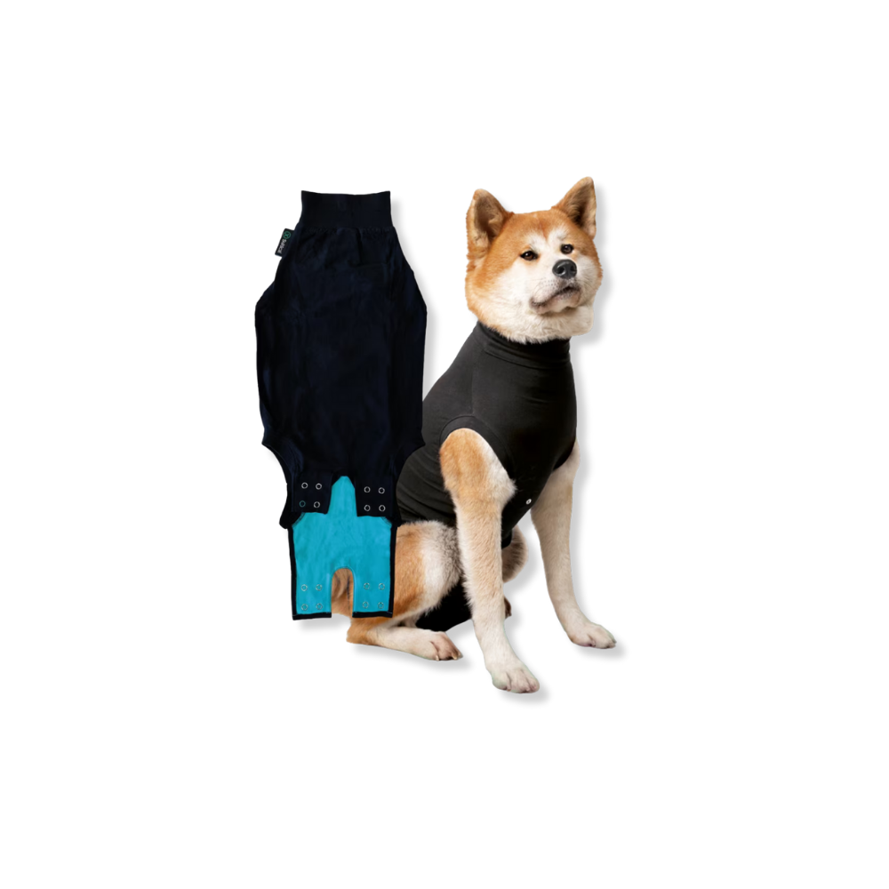 Suitical Recovery Suit for Dogs - Black