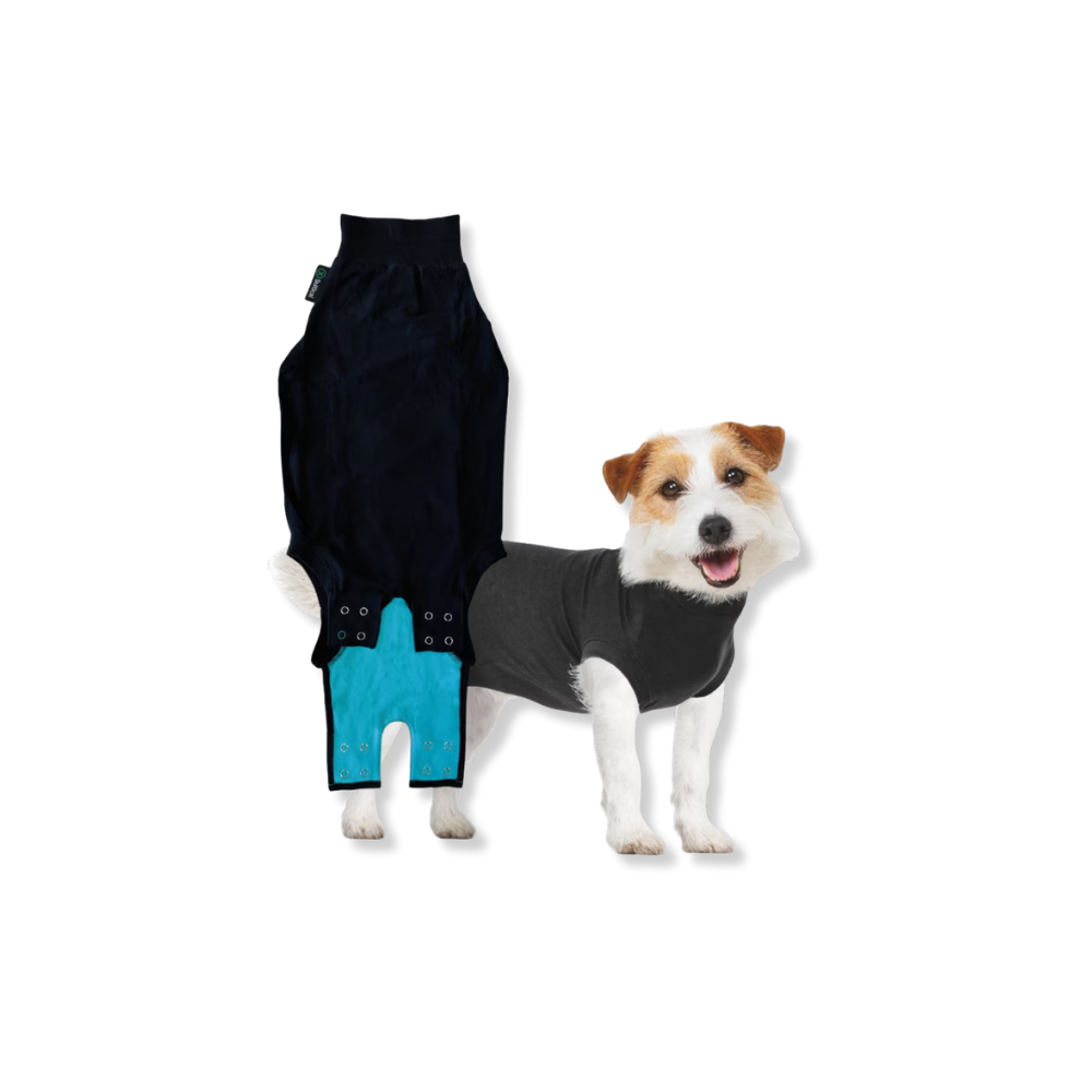 Suitical Recovery Suit for Dogs - Black