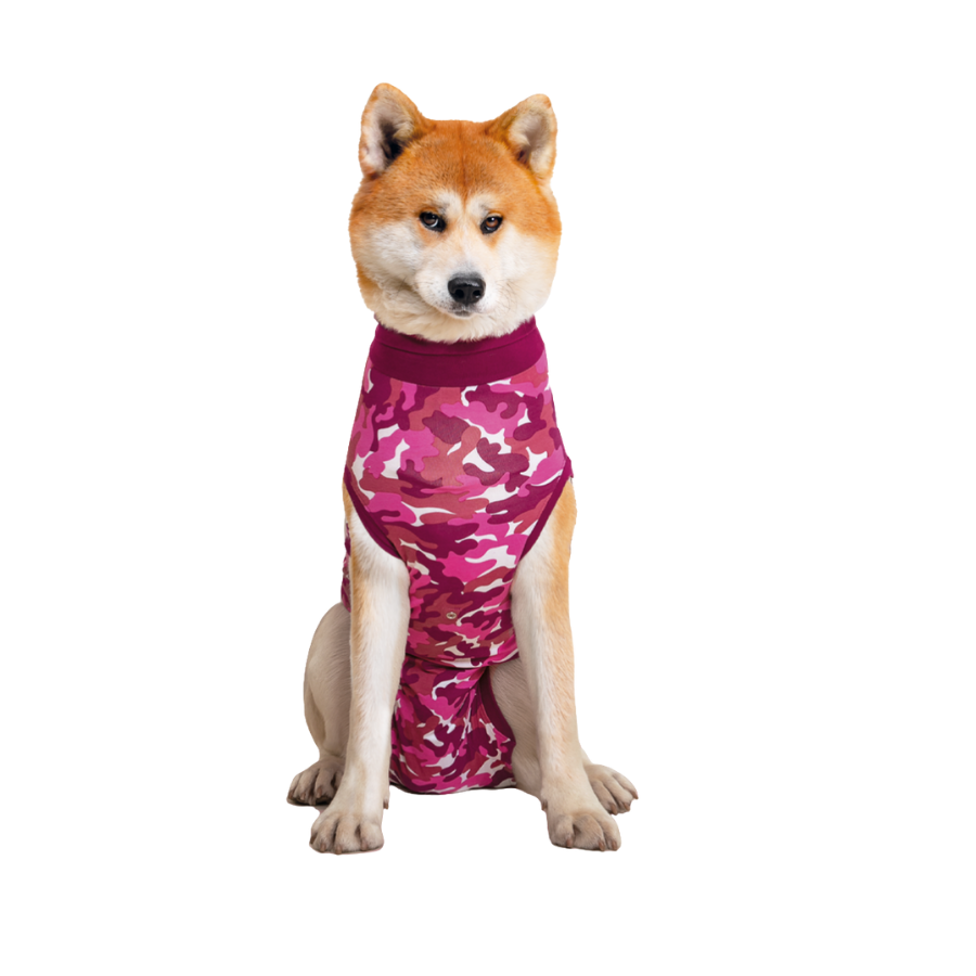 Suitical Recovery Suit for Dogs - Pink Camo