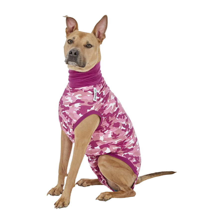 Suitical Recovery Suit for Dogs - Pink Camo