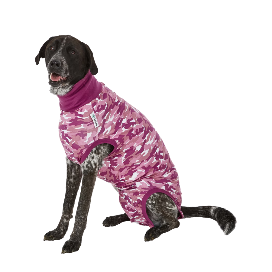 Suitical Recovery Suit for Dogs - Pink Camo