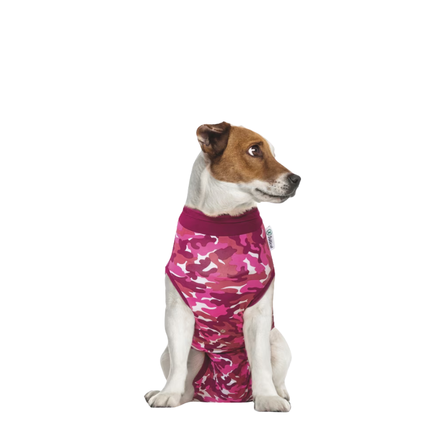 Suitical Recovery Suit for Dogs - Pink Camo