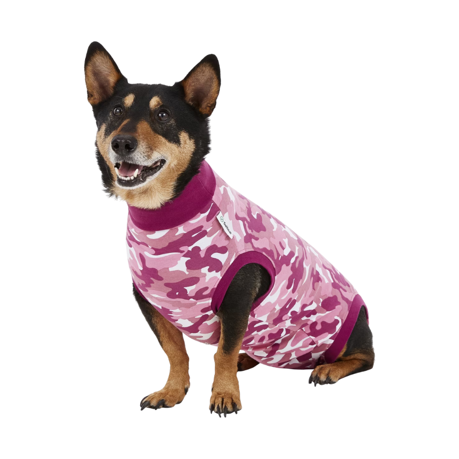 Suitical Recovery Suit for Dogs - Pink Camo