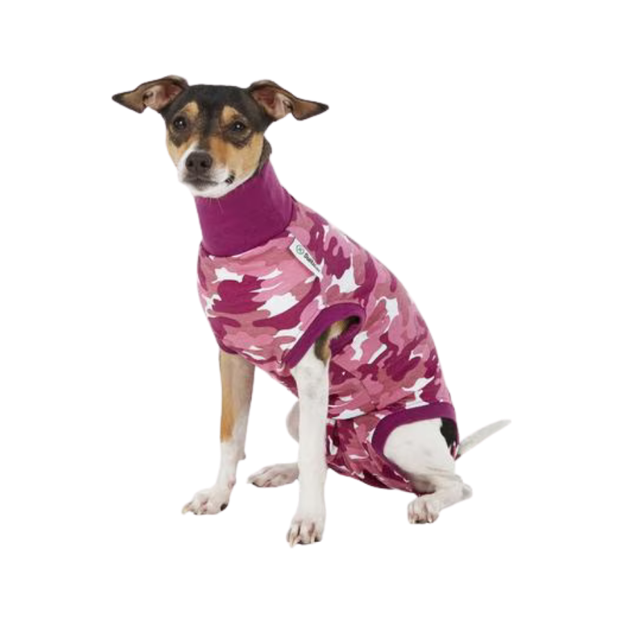 Suitical Recovery Suit for Dogs - Pink Camo