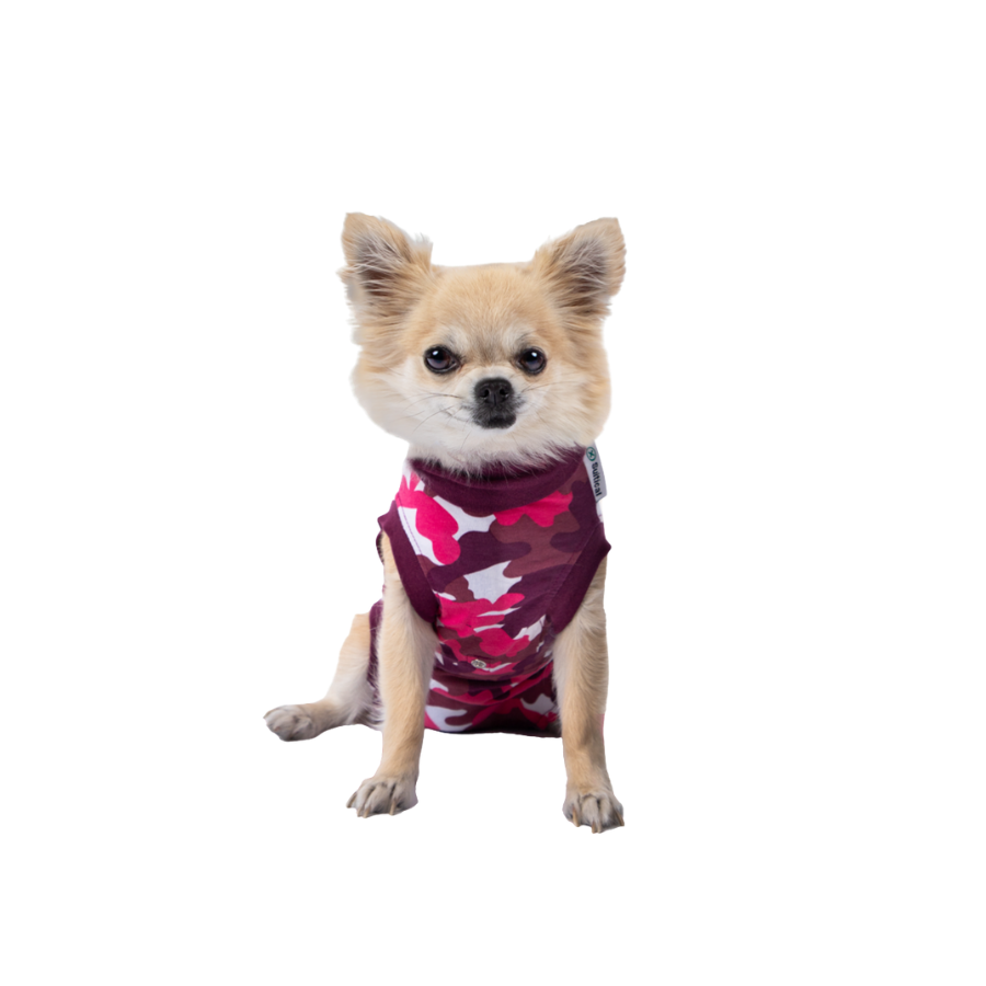 Suitical Recovery Suit for Dogs - Pink Camo