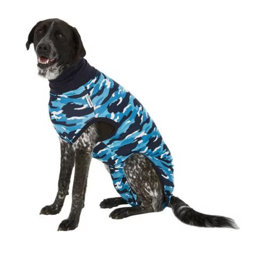Suitical Recovery Suit for Dogs - Blue Camo