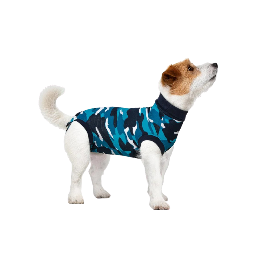 Suitical Recovery Suit for Dogs - Blue Camo
