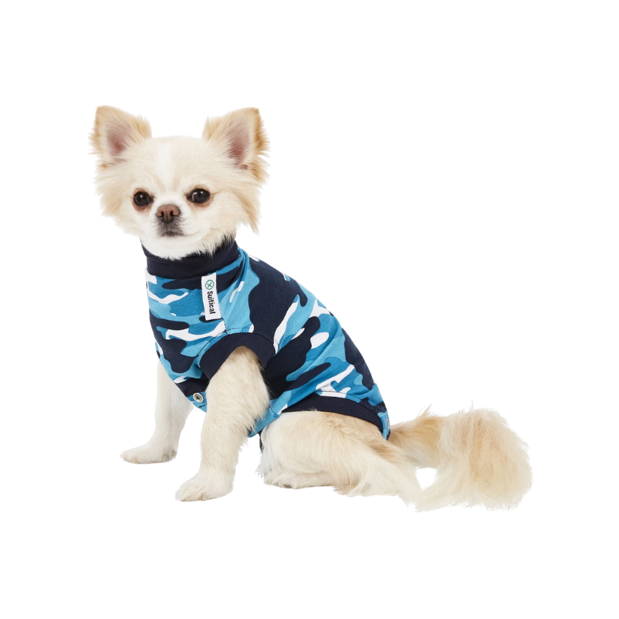 Suitical Recovery Suit for Dogs - Blue Camo