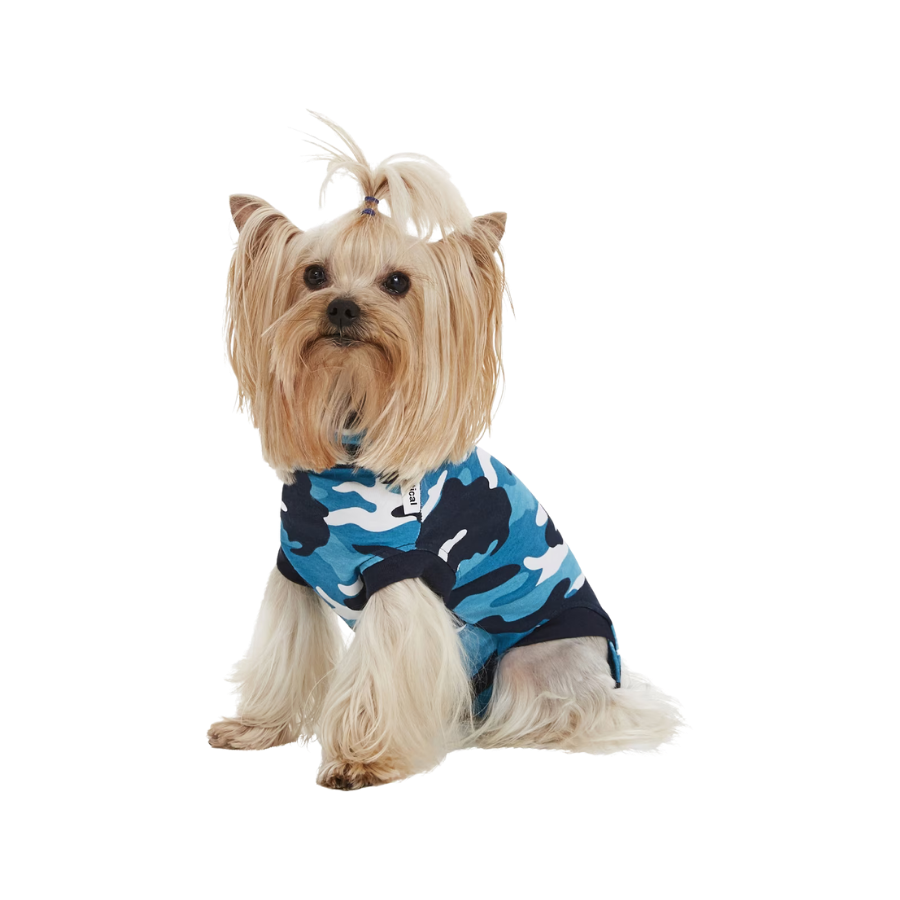 Suitical Recovery Suit for Dogs - Blue Camo