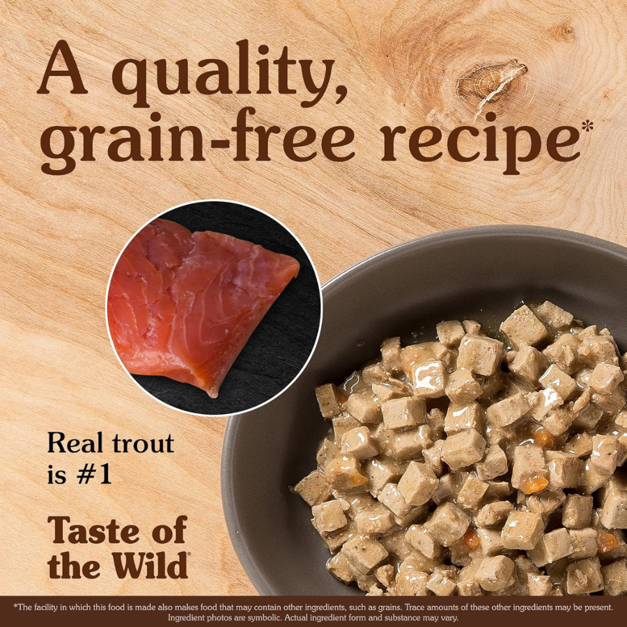 Taste of the Wild Canyon River Feline Formula with Trout and Salmon in Gravy - 3 oz