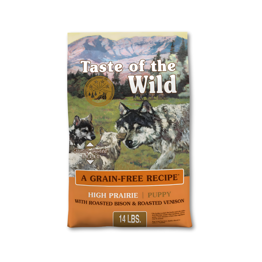 Taste of the Wild High Prairie Puppy Recipe with Roasted Bison and Roasted Venison