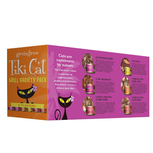 TikiCat Grain-Free Kamehameha Grill Variety Pack