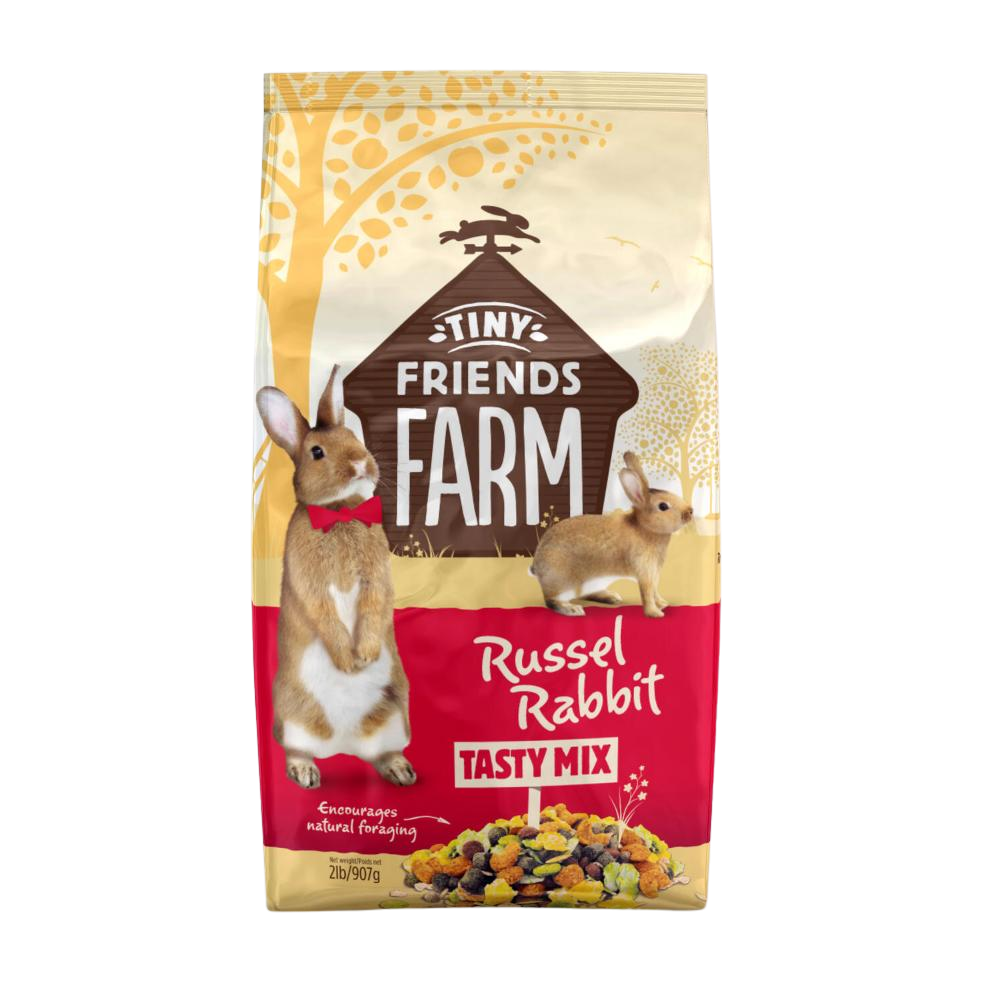 Tiny Friends Farm Russel Rabbit Tasty Mix 2 lb | Rabbit Food